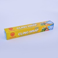 Wholesale soft plastic wrap transparent stretch cling film roll